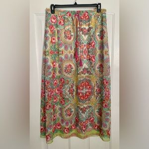 Ivy Jane Boho Maxi Skirt Sz L